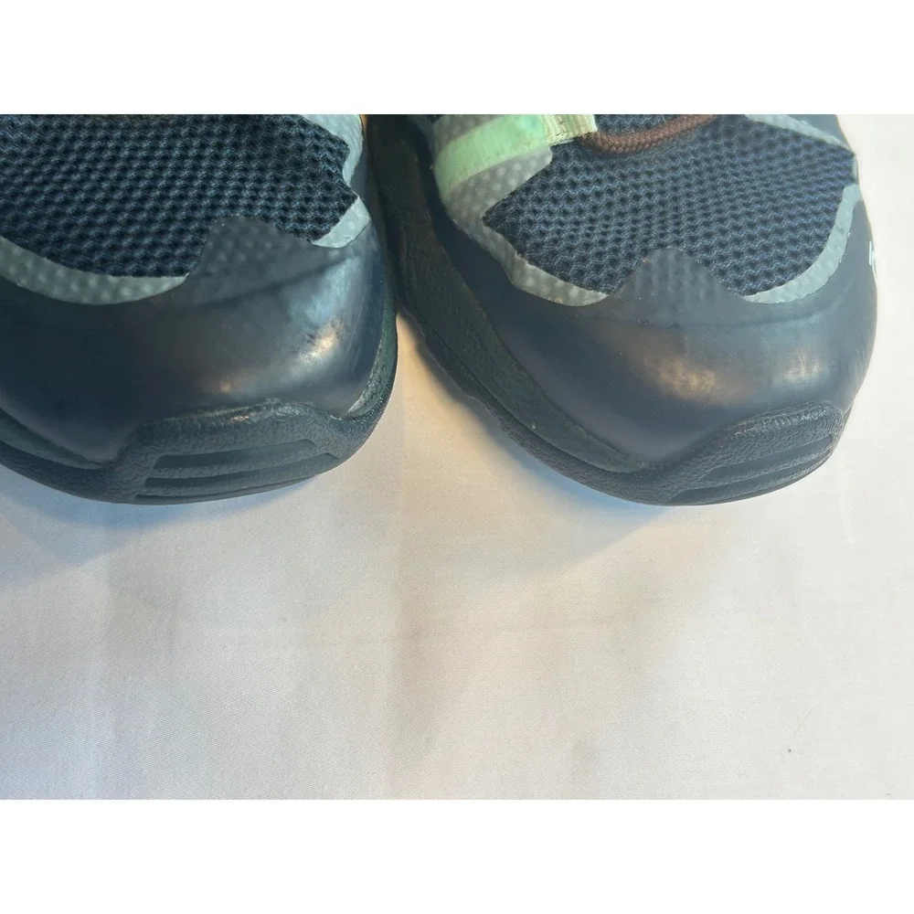 Oboz Arete Low Hiking Shoes Women 8.5 Blue Green Mesh Trail Sneakers 12402